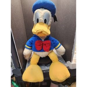 Disney Store Donald Duck Knit Sweater & Hat 16" Plush